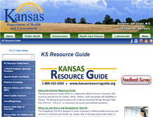 Tablet Screenshot of ksresourceguide.org